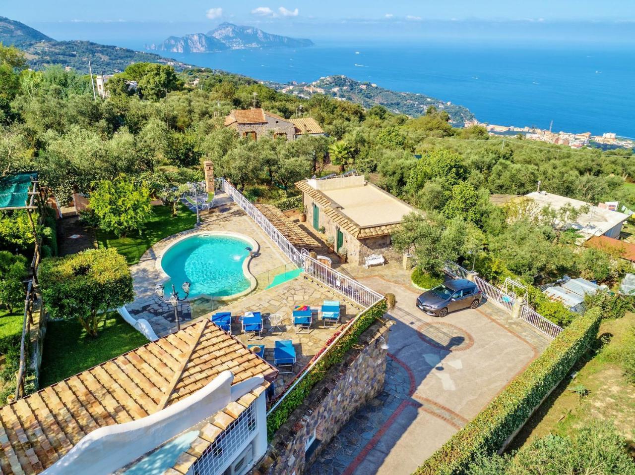 Villa Marika - Private Heated Pool ماسّا لوبْرينسِ المظهر الخارجي الصورة